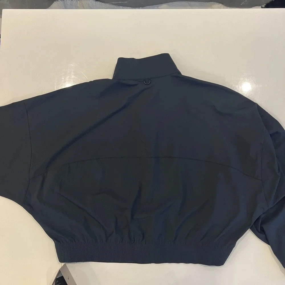 $150 Nike Women's 24.7 PerfectStretch‎ Dri-FIT Woven Jacket L Black Style HJ0963